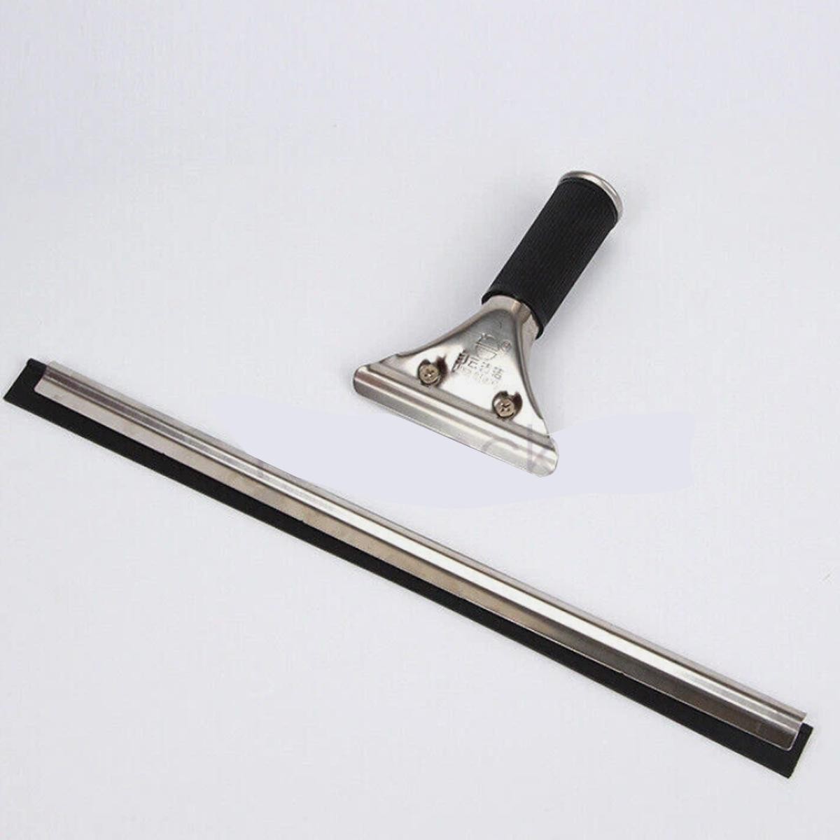 Stainless Steel Glass Cleaner Rubber Squeegee for Floor and Table Use 25cm