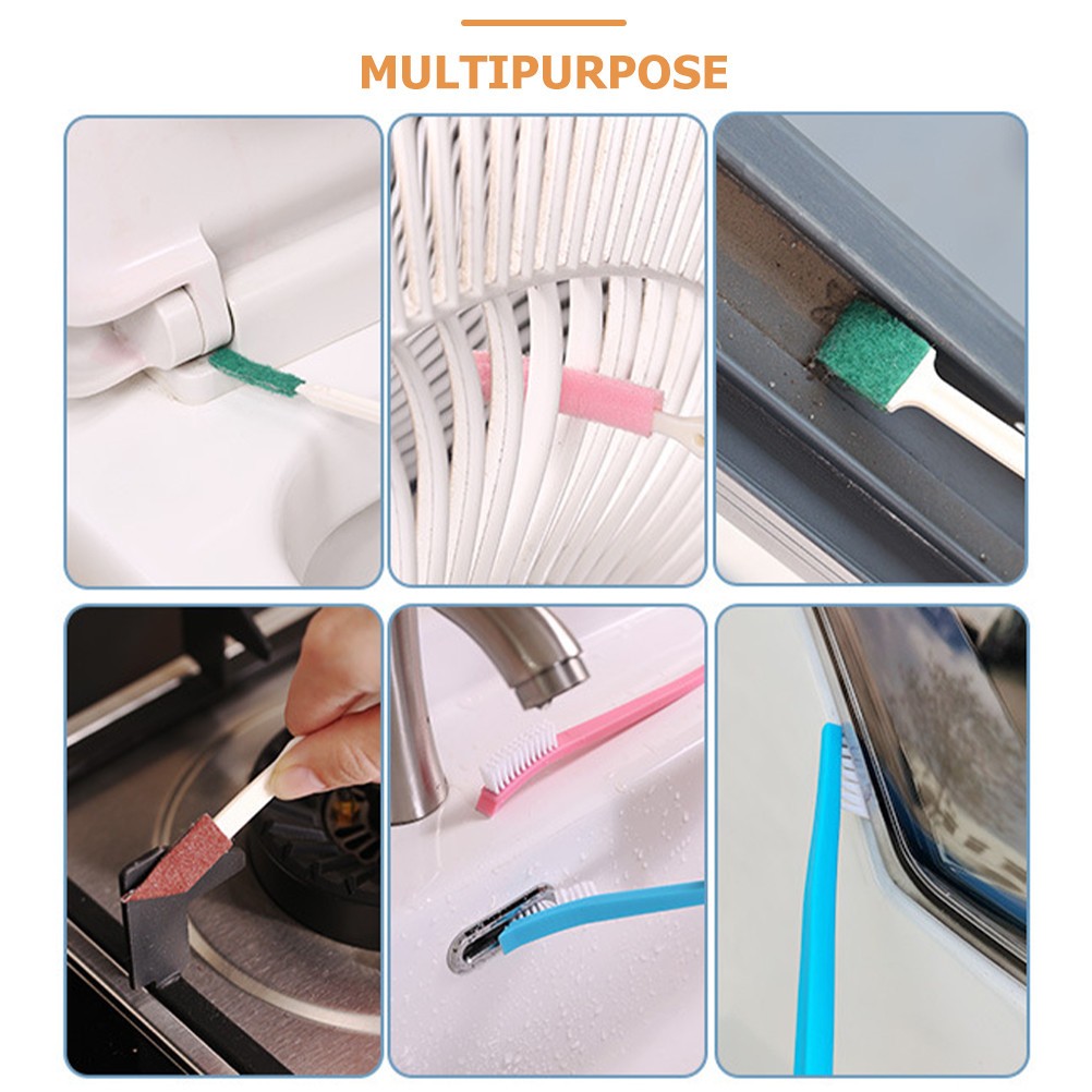 Shower Cleaner Tool Sandpaper For Households Bathroom Cleaning 7Pcs 5.3×0.6in