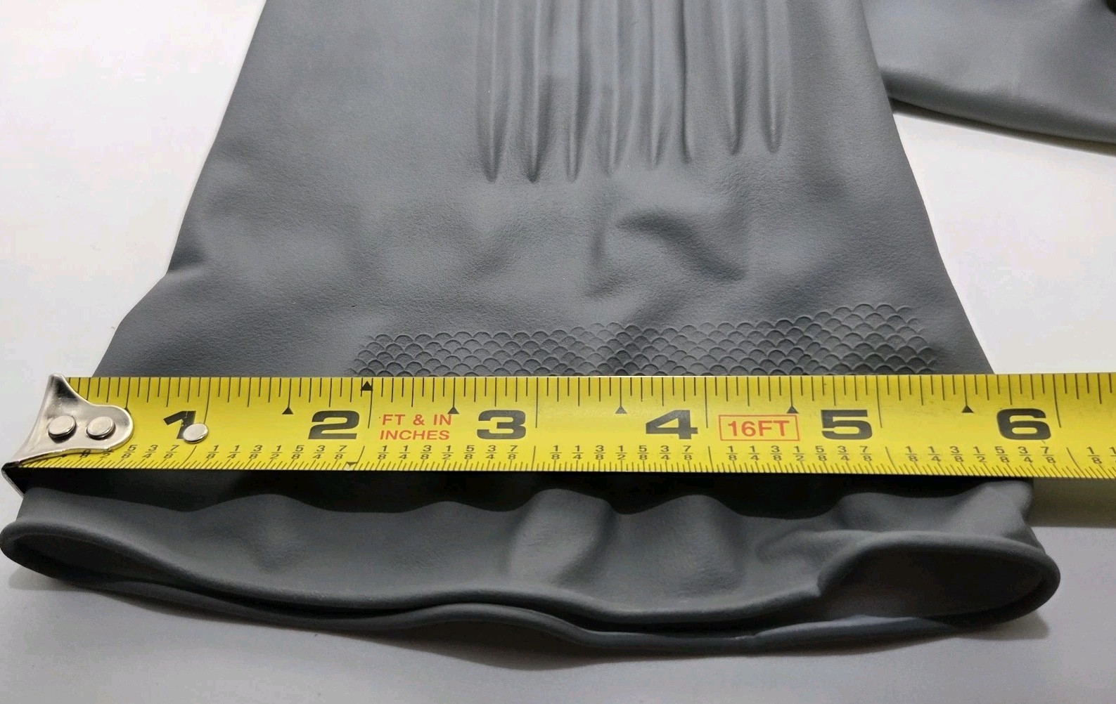 4 NIP Pair Large Gloves Gray O-Cedar Playtex Living Premium Protection Drip Cuff