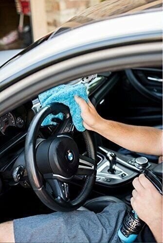 Liquid X Premium Car Care Blue Xtreme Microfiber Detailing Towel 16in x 16in