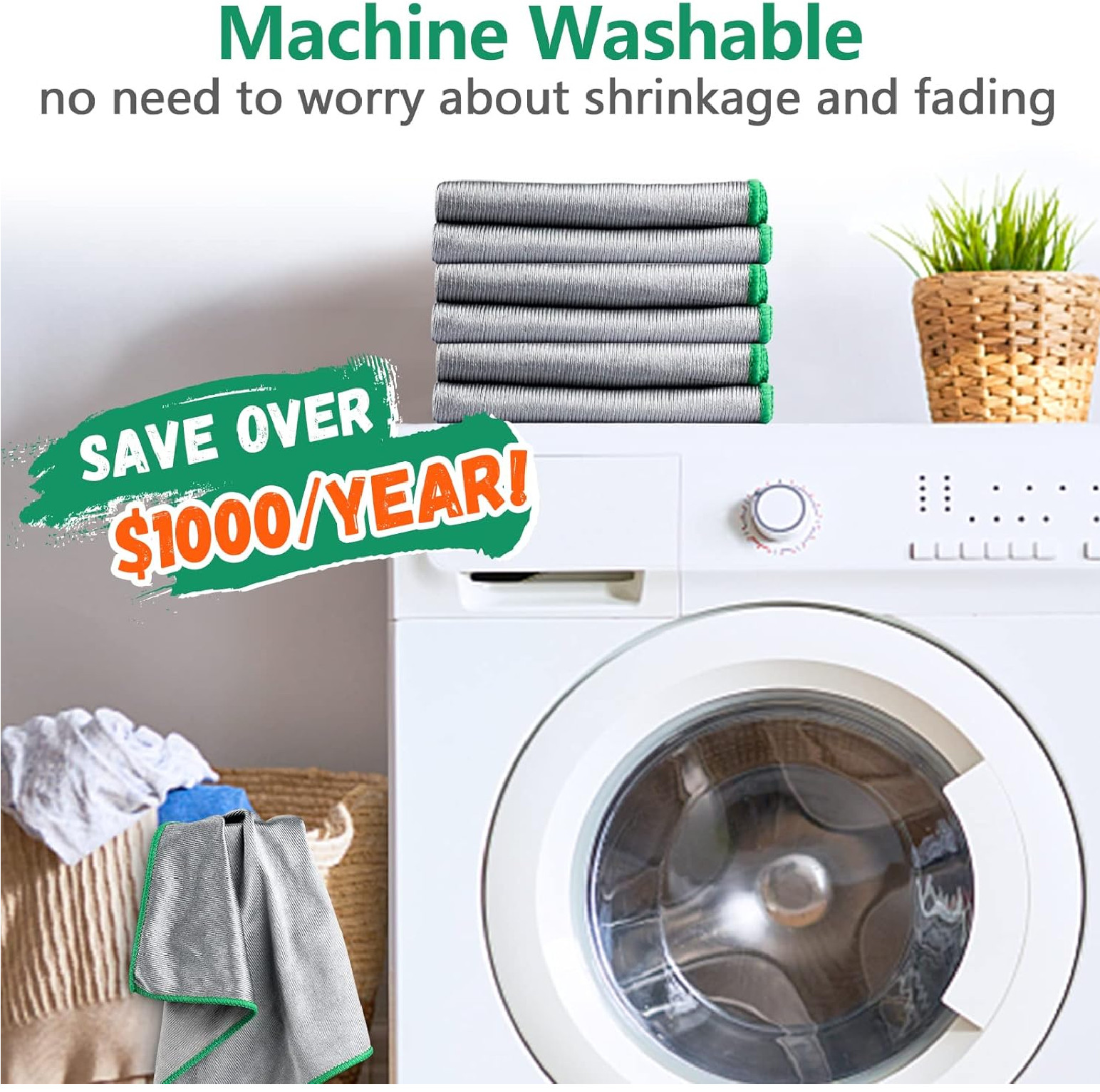 Glass Polishing Cloth Streak Free Miracle Cleaning Cloth Lint Free Microfiber
