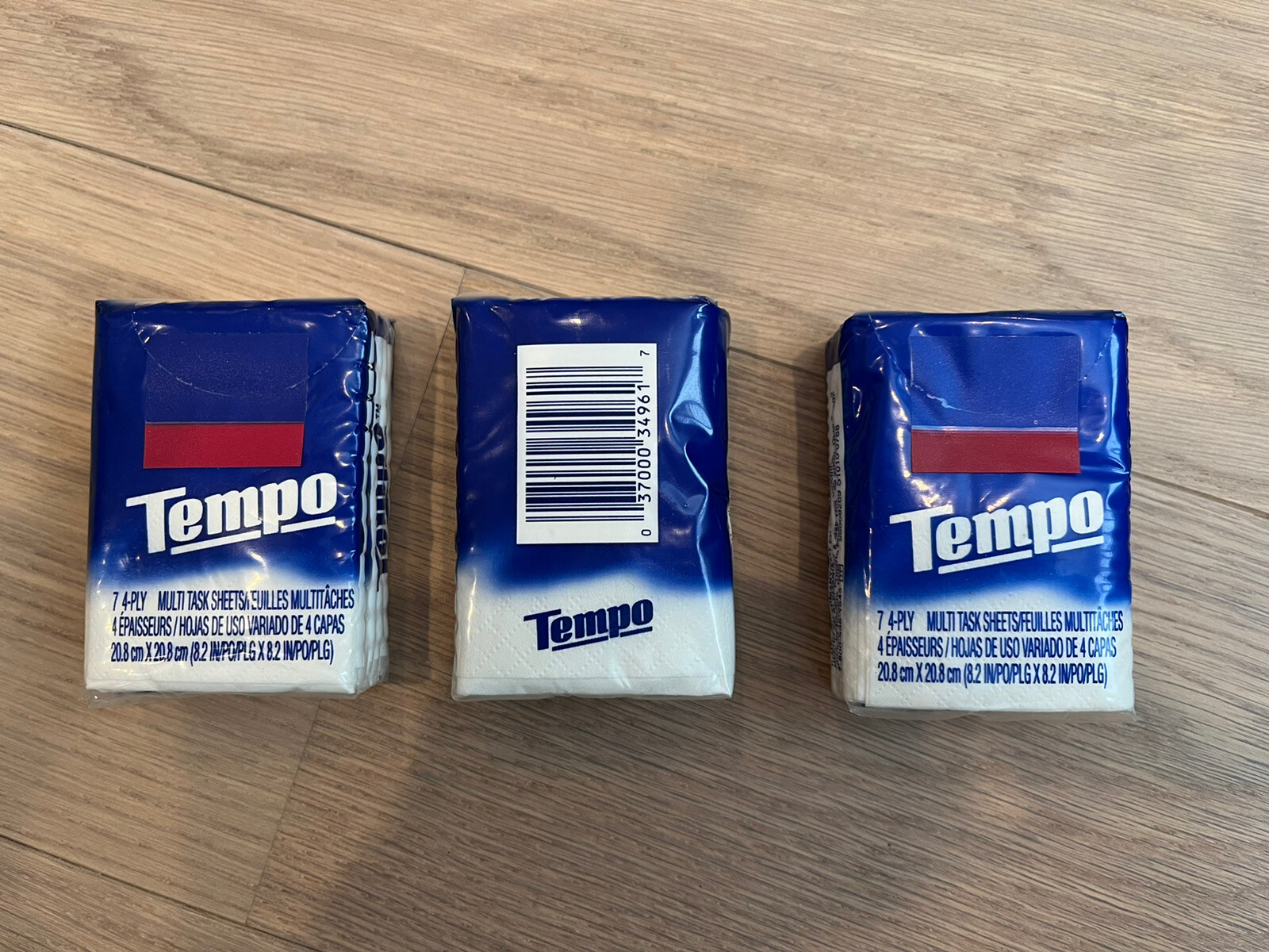 95 PACKS GENUINE TEMPO POCKET POCKETS PURSE SIZE TISSUE + FREE FAST SHIPPING