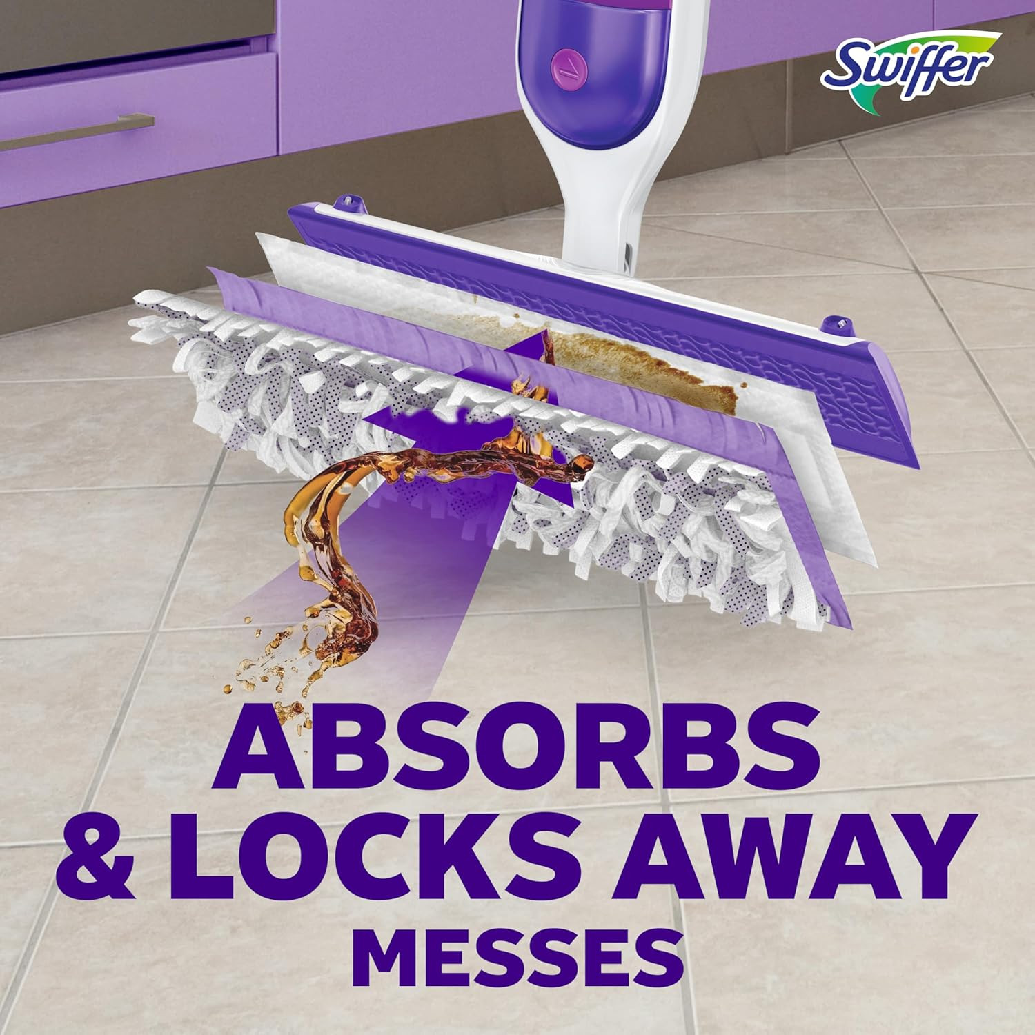 Powermop Multi-Surface Mop Kit for Floor Cleaning, Fresh Scent, Mopping Kit Incl
