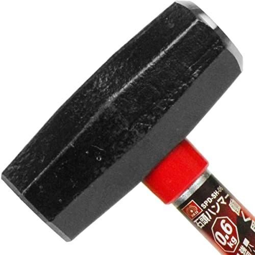 SK11 SPIDER Stone Hammer 0.6kg with fall prevention cord attachment hole