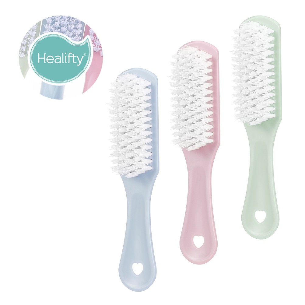 3Pcs Durable PP Cleaning Brushes Home Laundry Tool with Bristles Assorted Colors