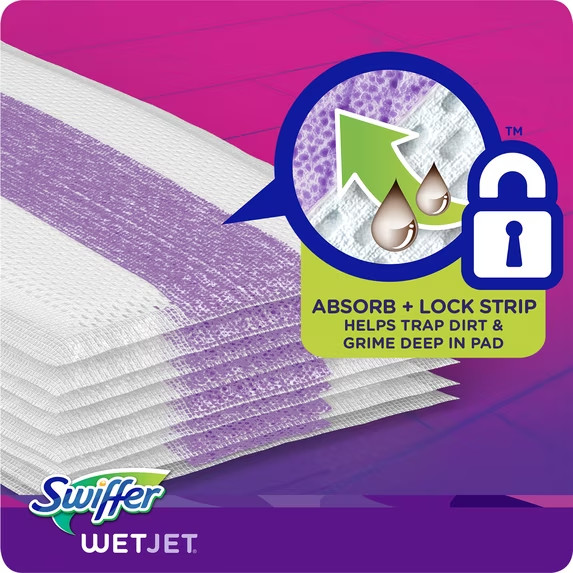 Swiffer WetJet Floor Cleaner Mop Refill Pad 24 Count free shipping