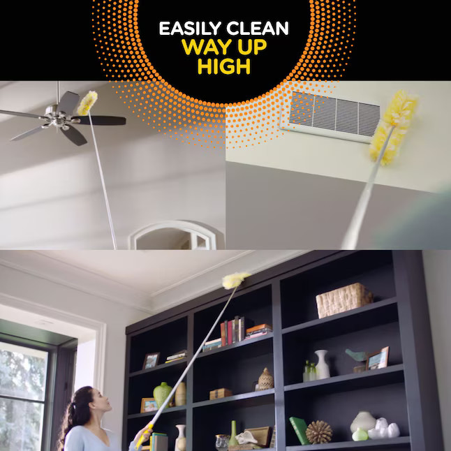 New Swiffer Dusters Cleaning Kit w/ 6ft Extendable Pole + 4 Refills