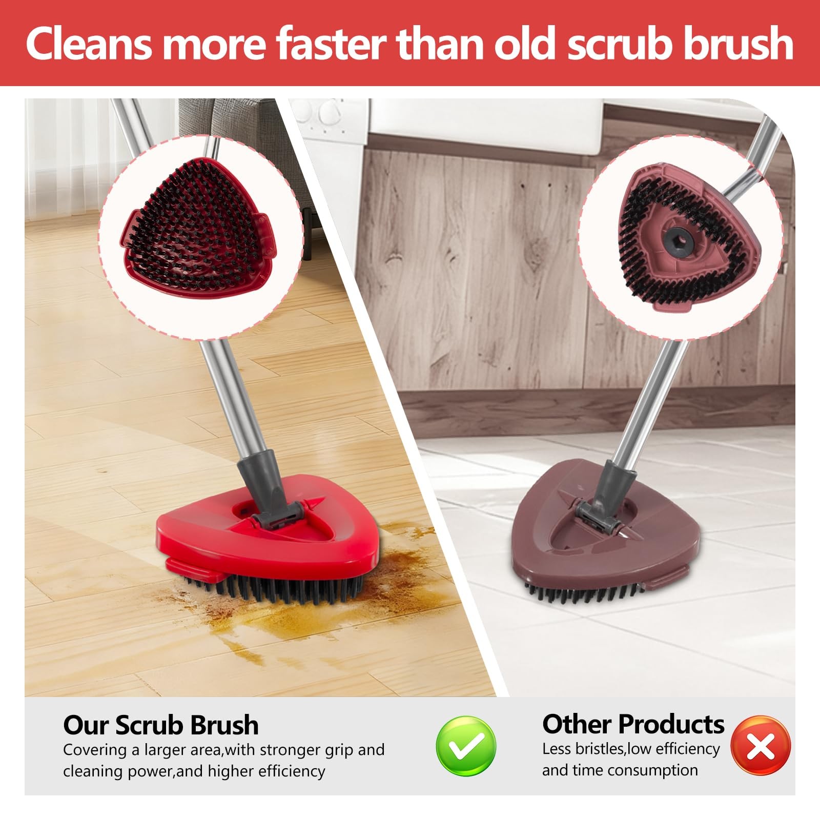 Spin Mop Replacement Set, Compatible with O-Ceda EasyWring 1-Tank Spin Mops 2…