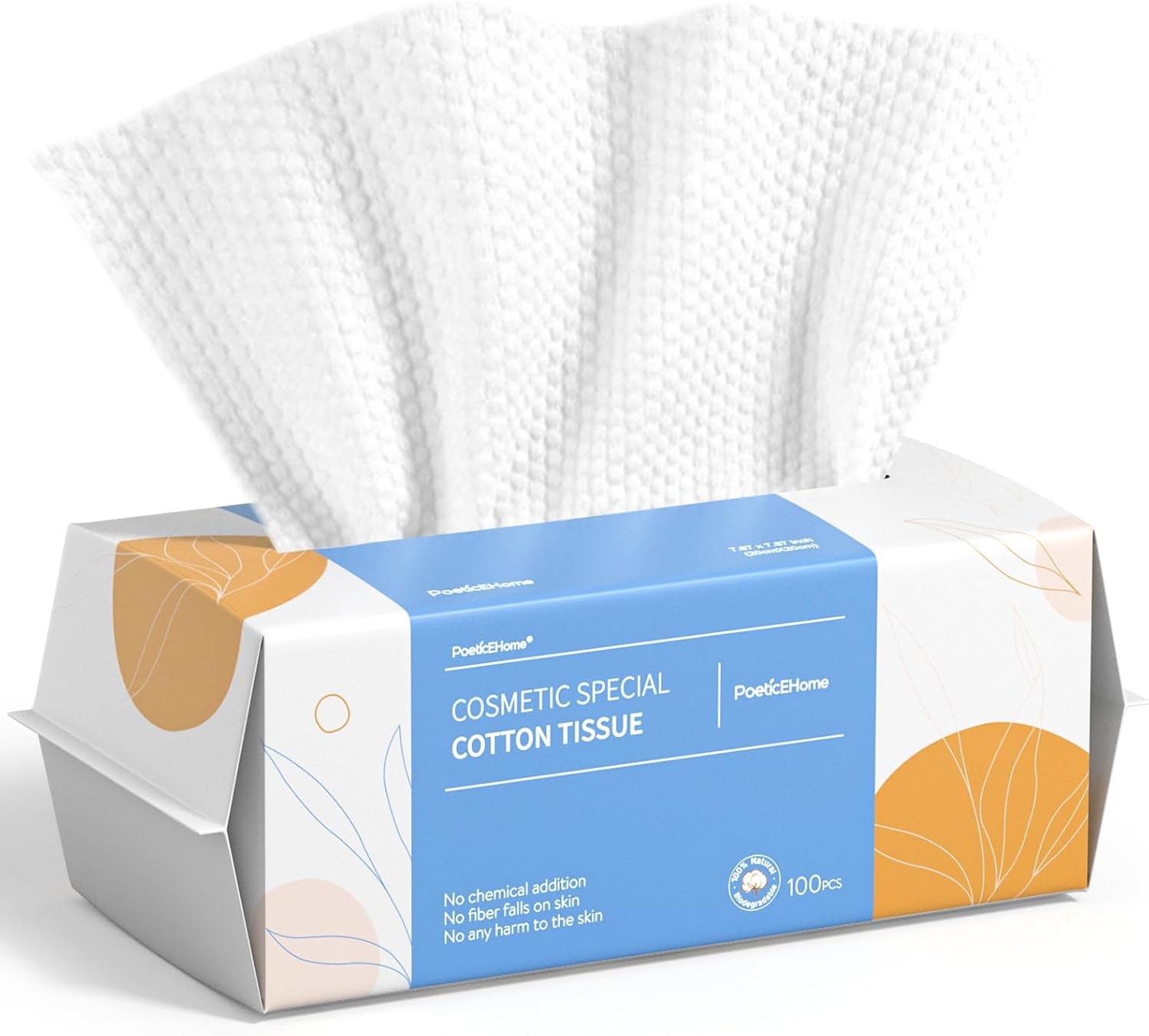 Face Towel Disposable – Ultra Soft Cotton Tissue Dry Wipes – Lint Facial
