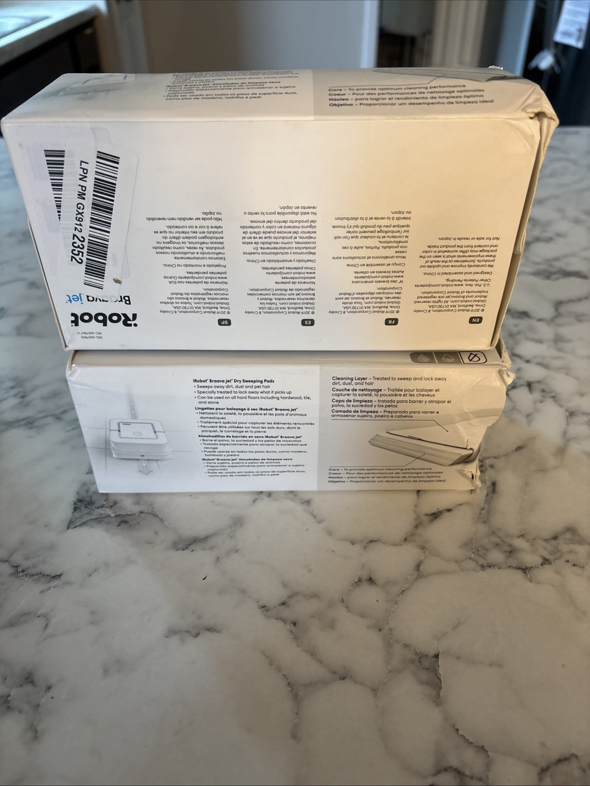 2 iRobot® Braava jet® Dry Sweeping Pads 10 pads ea. Box NEW (20 Total)
