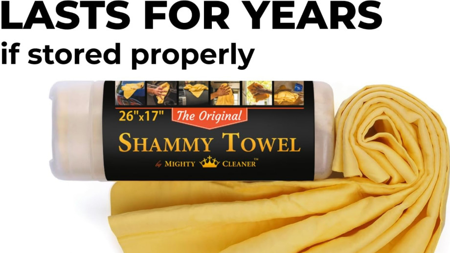 Car Drying Chamois Towel 26″x17″ PVA Premium Shammy Absorbent Streak Free Soft