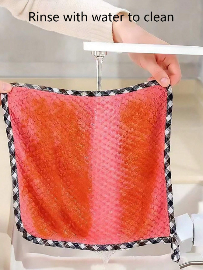 8 pcs Multi-Purpose Cleaning Cloths Strong Absorption for Home & Car