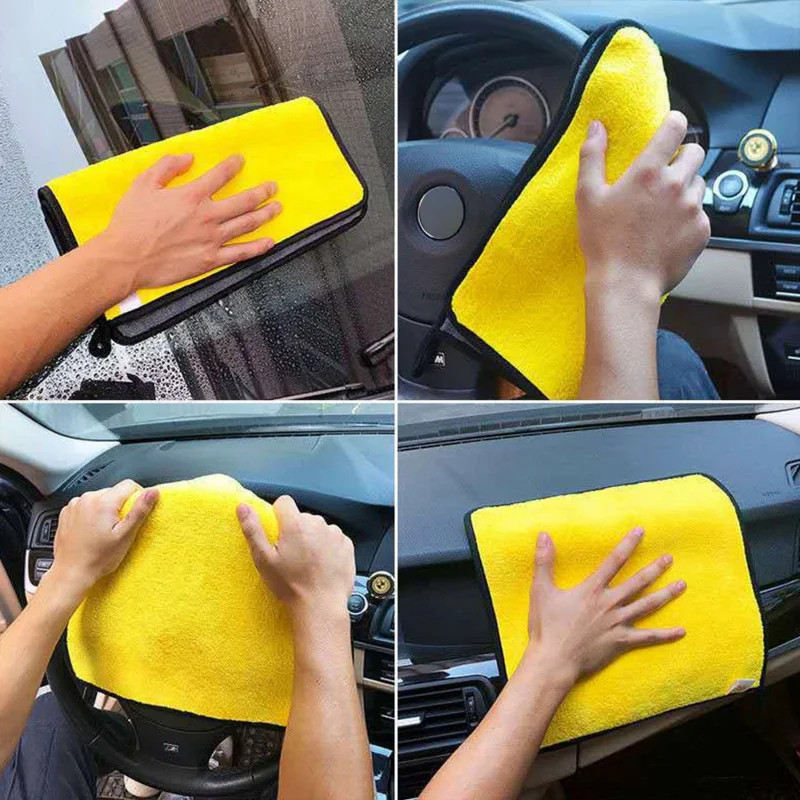 Car Wash Towels Cleaning Cloth Absorbent Dry Cloth General Purpose Microfiber To