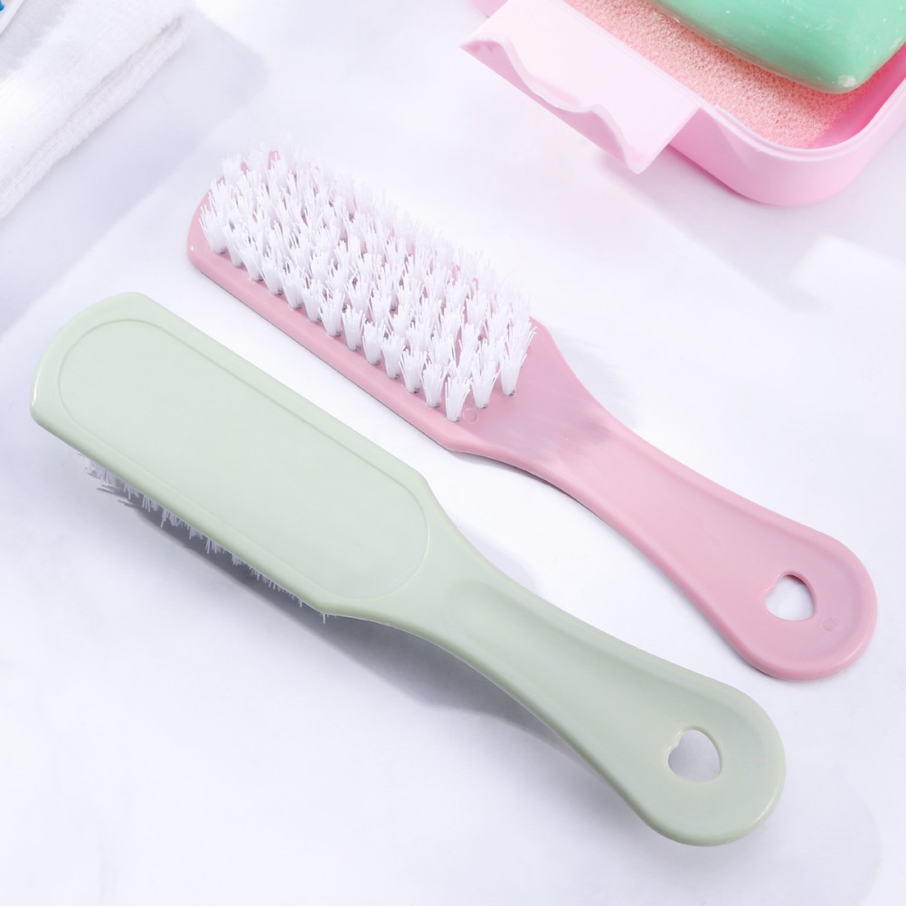 3Pcs Durable PP Cleaning Brushes Home Laundry Tool with Bristles Assorted Colors
