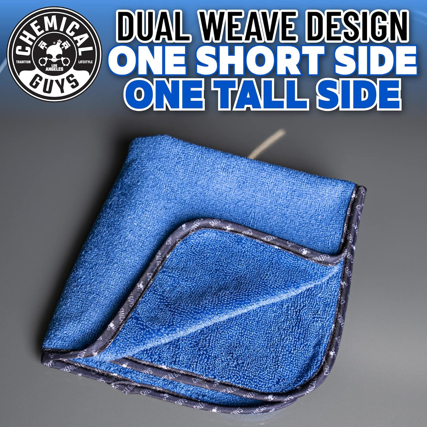 Professional Grade Premium Microfiber Towels for Cars, Blue, 16″ X 16″, Ultra-So