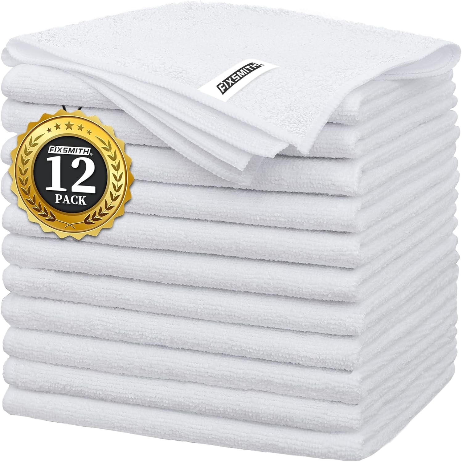 Ultra-Soft Microfiber Cleaning Towels – 12 Pack for Scratch-Free Cleaning