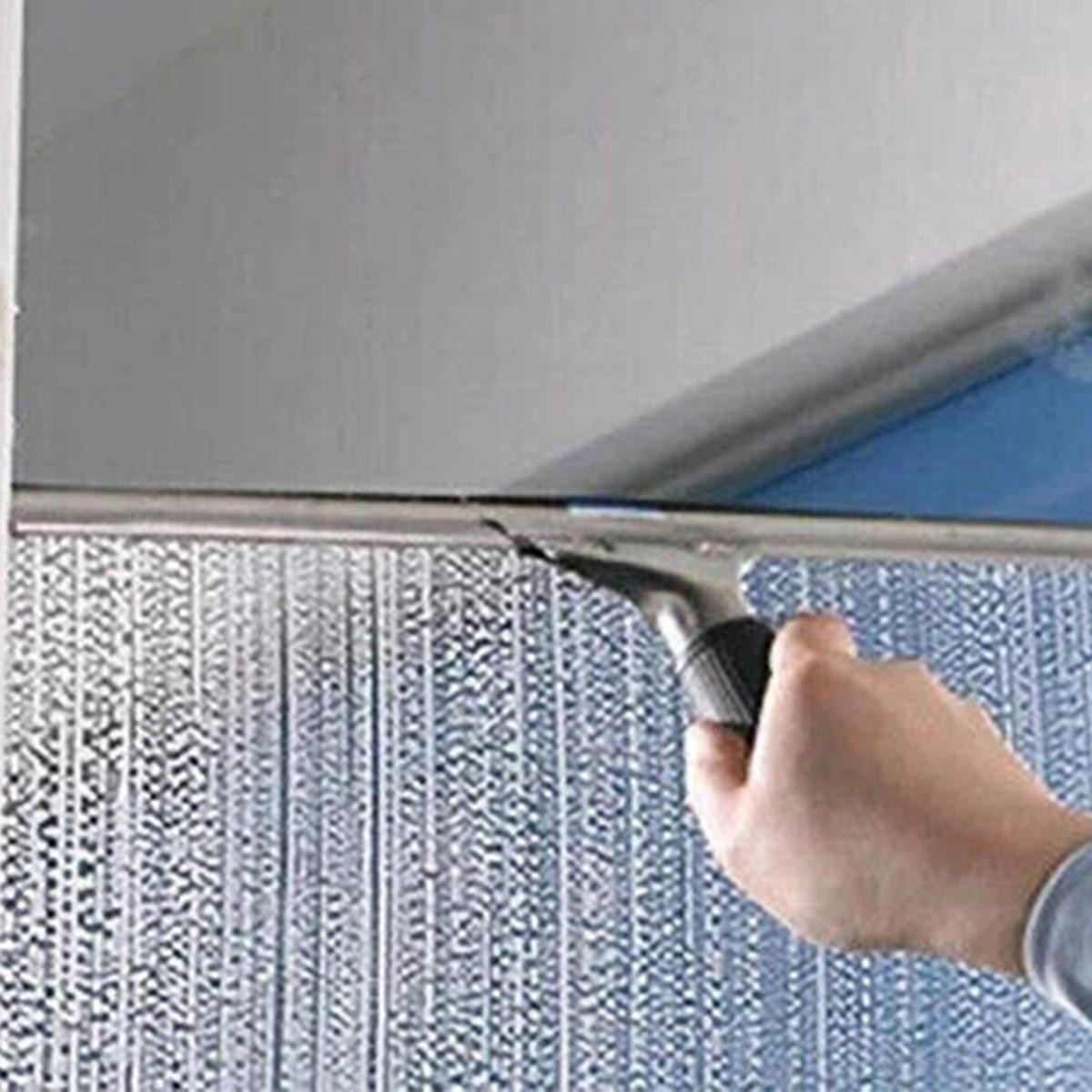 Stainless Steel Glass Cleaner Rubber Squeegee for Floor and Table Use 25cm