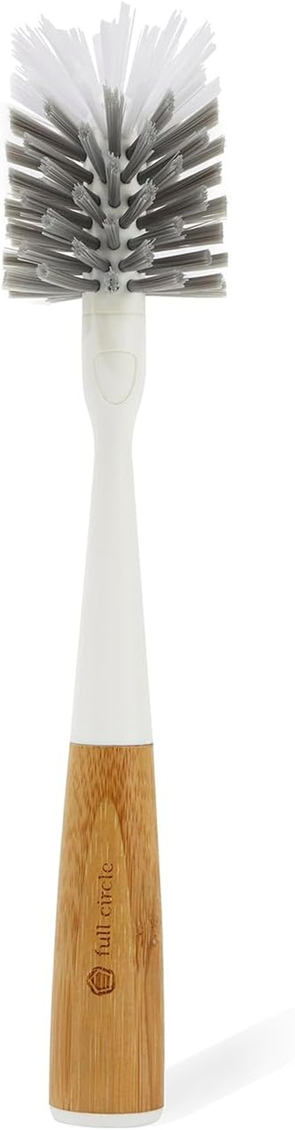 Full Circle Clean Reach – Bamboo Long Handle Bottle & Mug Brush with Replaceable