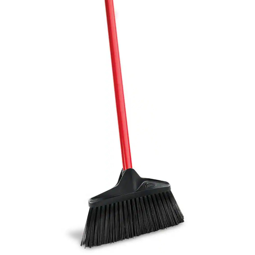 10 In. High Power Lobby Broom with Steel Handle