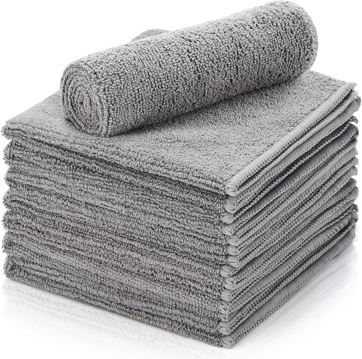 8 Pack Microfiber Record Cleaning Cloth, 12″ X 12″ Reuseable anti Static Towels