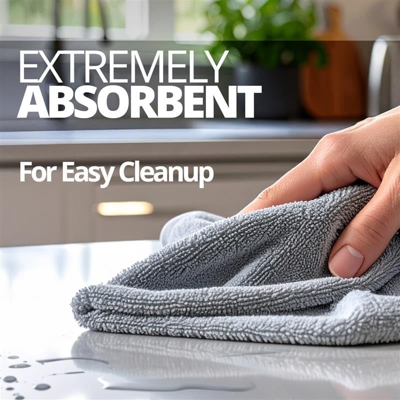 Microfiber Towels (12 Pack) – Cleaning and Application Towels – Durable 300 GSM