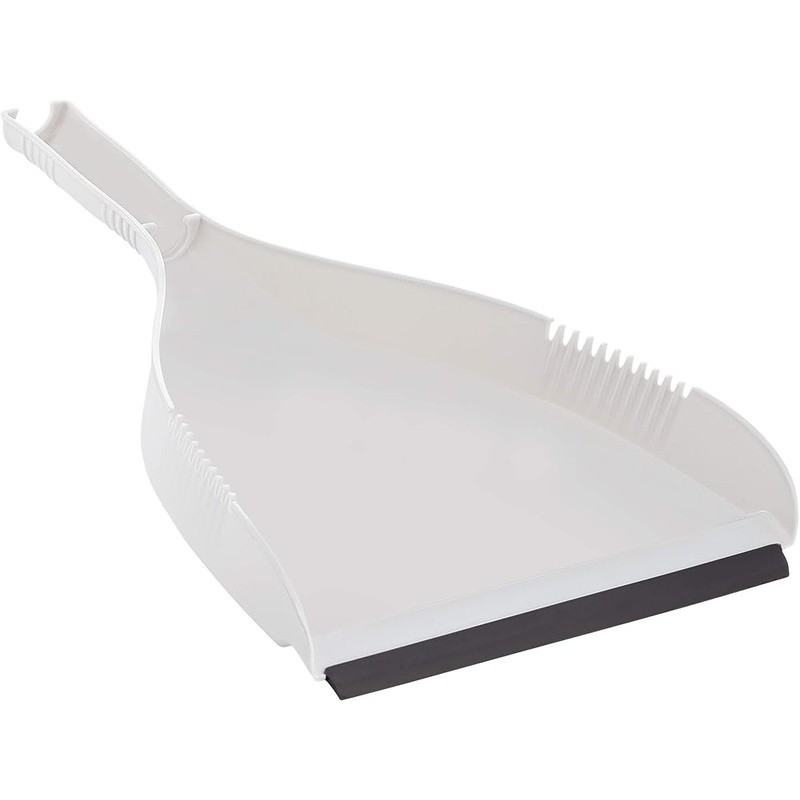 Heavy Duty Clip-On Dustpan Easy Grip Rubber Edge Clean Tool Home Commercial New