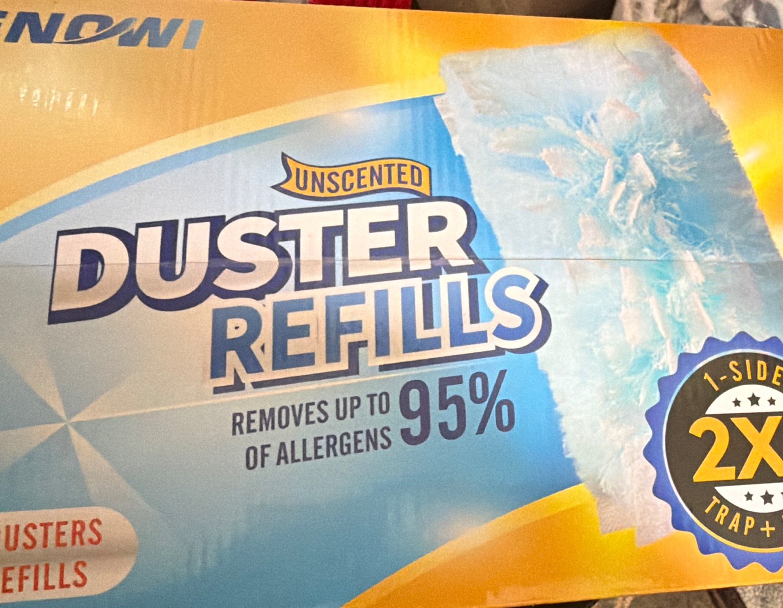 Swiffer Duster Refills Unscented Blue 2 Pack Removes Up to 95% of Allergens