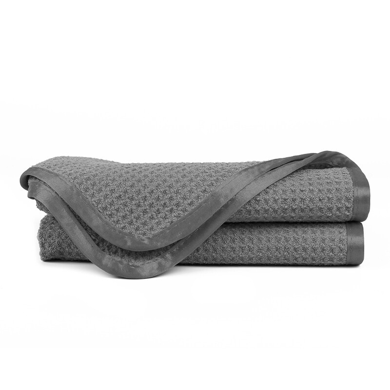 CarCarez Gray Waffle Microfiber Towels 16″x24″ 380GSM 120 Pack Bulk Case
