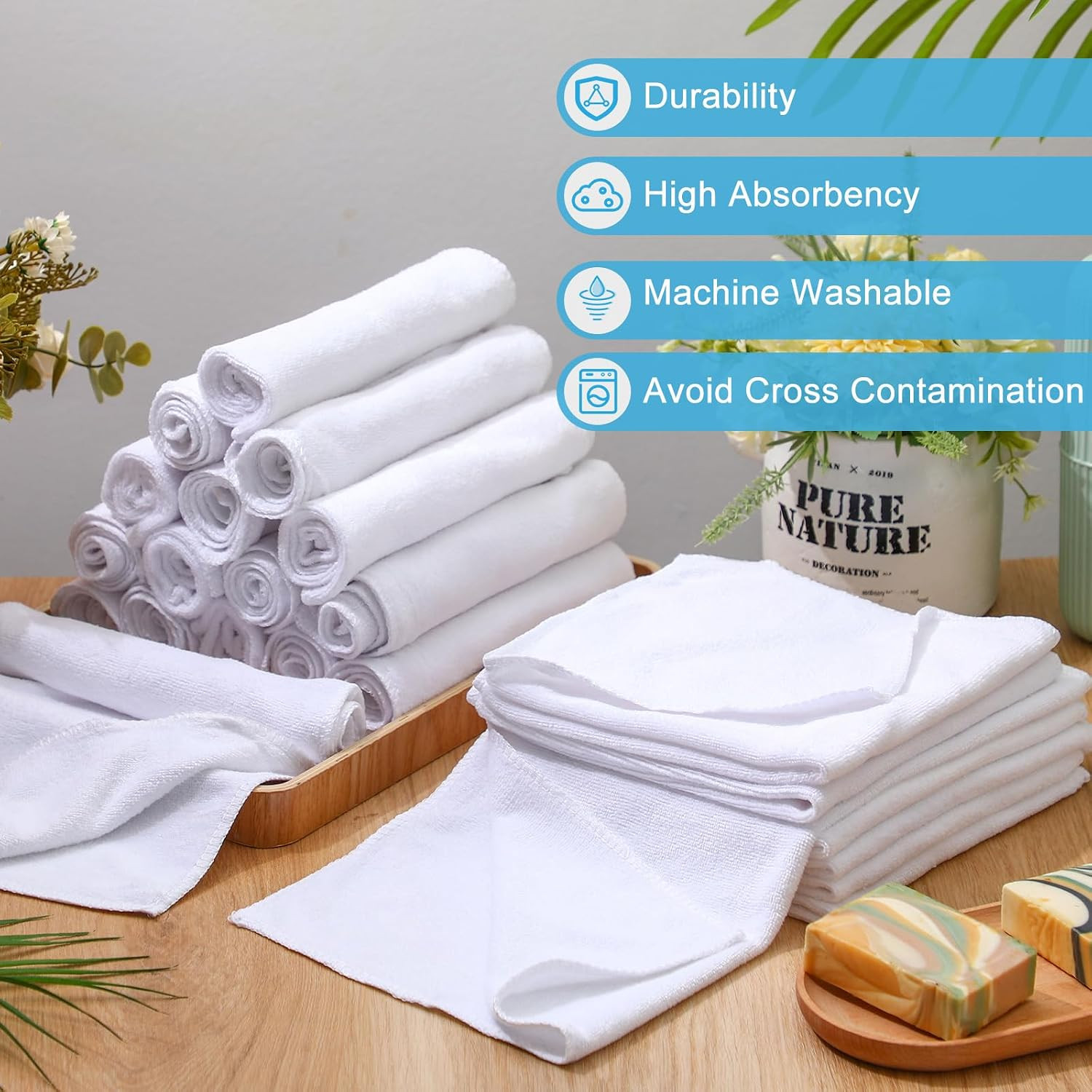 Microfiber Cleaning Cloths for Cars 16 X 16 Inch Ultra Absorbent Car Towels Dryi