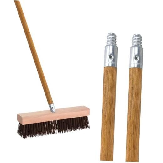Commercial Products 54-inch Replacement Wood Broom Handle with 15/16″ x 54″ 2