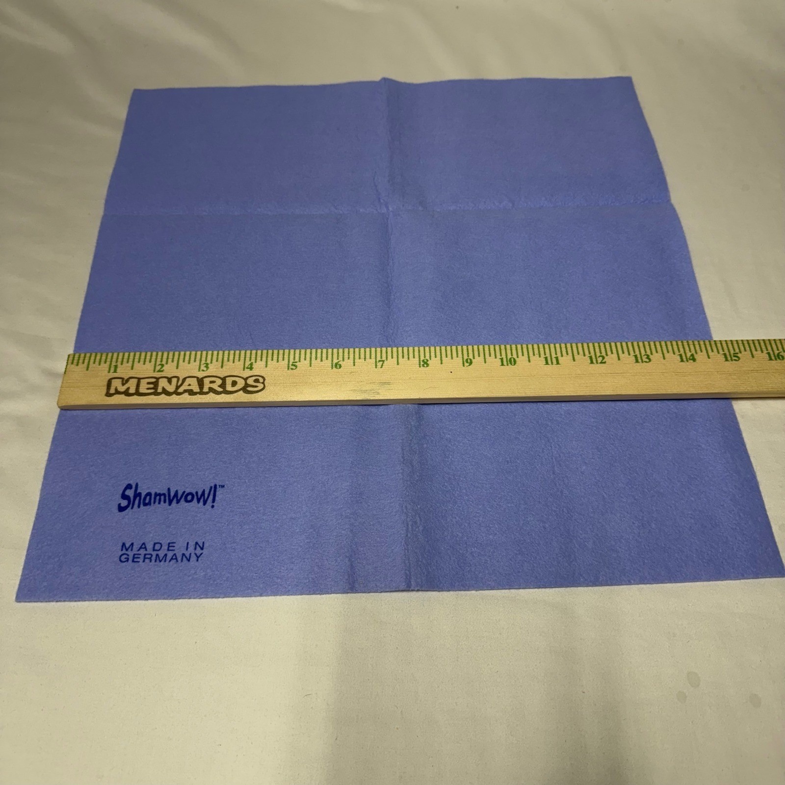 ShamWow 5 Piece Set Cleaning Cloths 3 Large Orange 2 Small Blue Made in Germany