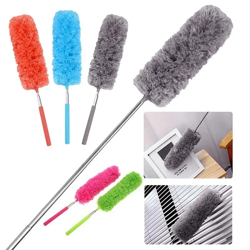 360° Telescopic Microfiber Duster Flexible Dust Cleaning Brush