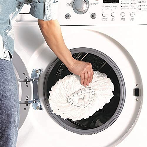 O-Cedar Easy Wring Spin Mop Refill, 1 Count (Pack 6)