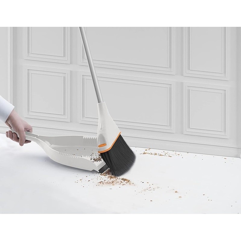 Heavy Duty Clip-On Dustpan Easy Grip Rubber Edge Clean Tool Home Commercial New