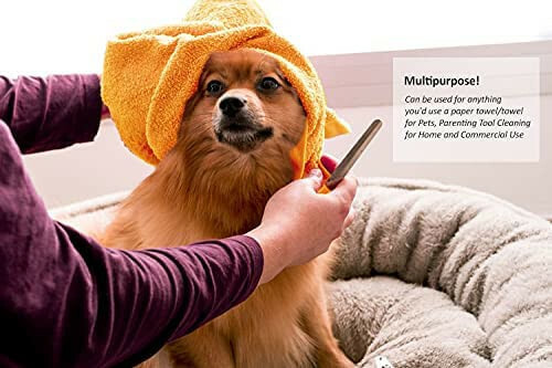 10 Extra Large German Shammy Cloths. Chamois Towels. Super Absorbent. 10 PACK