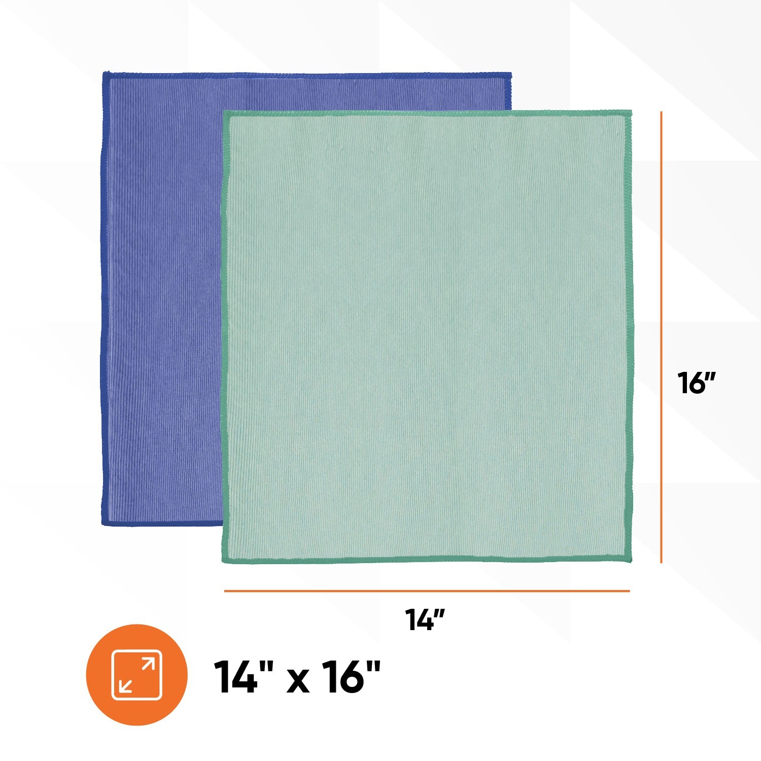 Microfiber Cloth Glass Cleaning Cloth for Mirror/Window Lint Free 6 Pack-Superio
