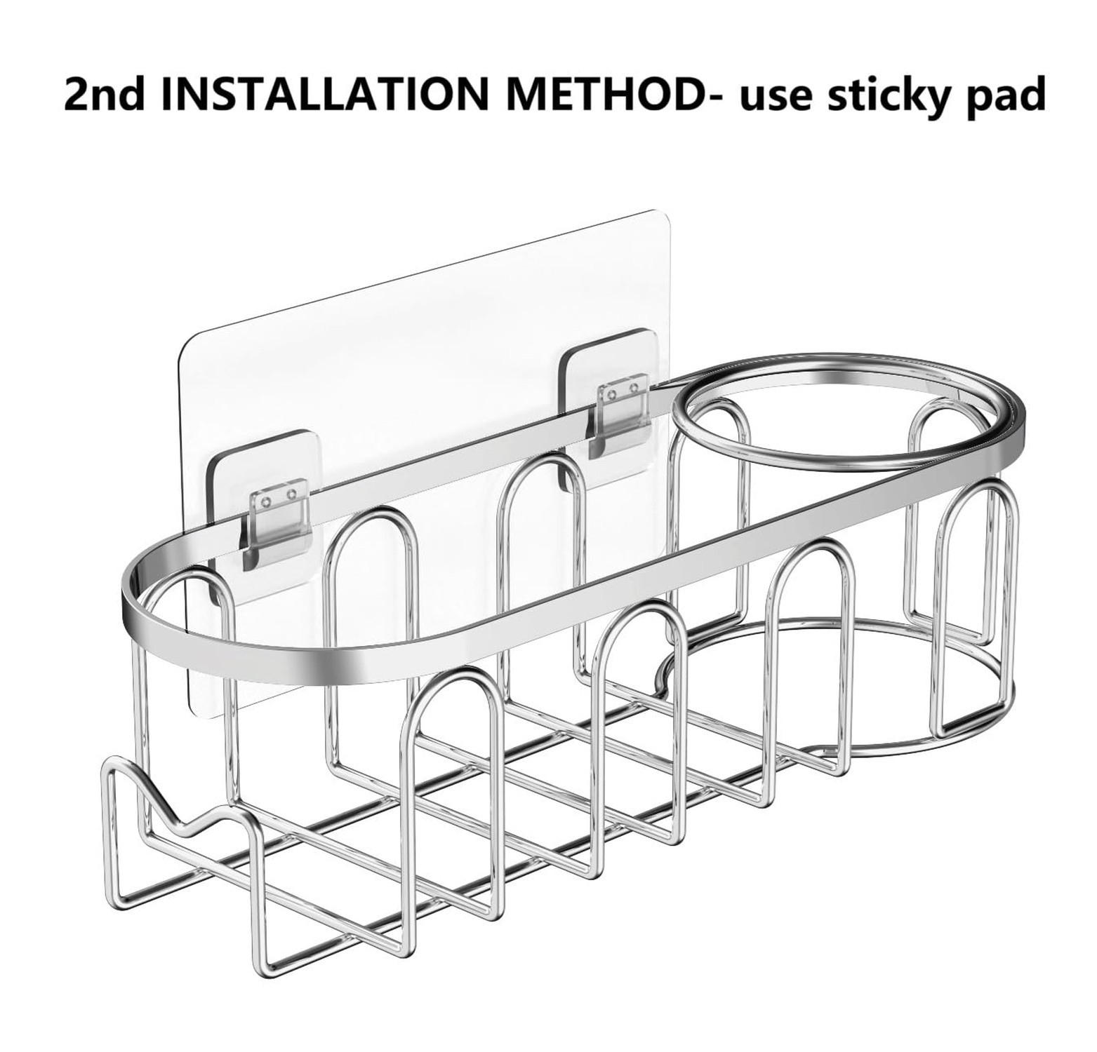 Sink Caddy Sponge Holder for Kitchen Sink 2 Suspension Options(Suction Cups a…