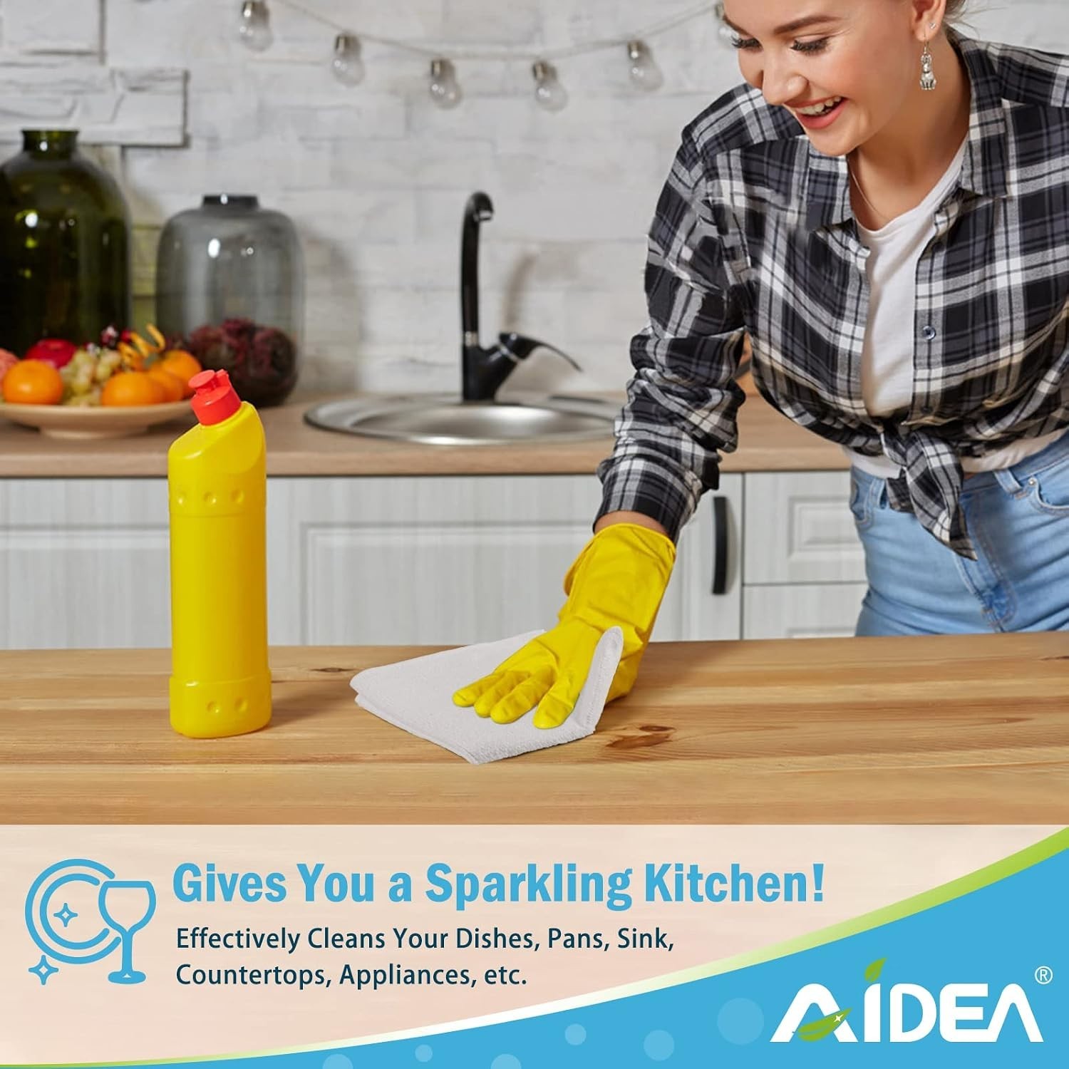 Lint-Free & Durable Microfiber Cleaning Cloths 50PK – Perfect for All Surfaces