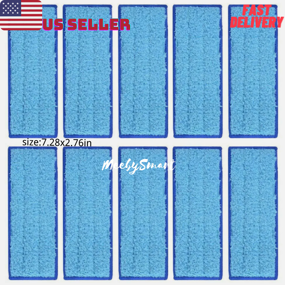 10x Washable Wet Mopping Pads Clean Floor for iRobot Braava Jet 240 245 Mop US