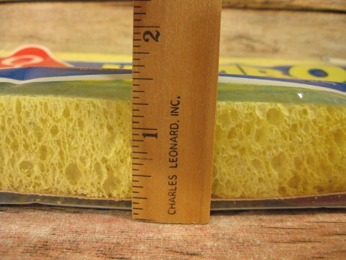 Vintage Ocedar JUMBO Sponge Mop Refill Lot NOS 8 x 3.75 in Qty 2 Rare HTF
