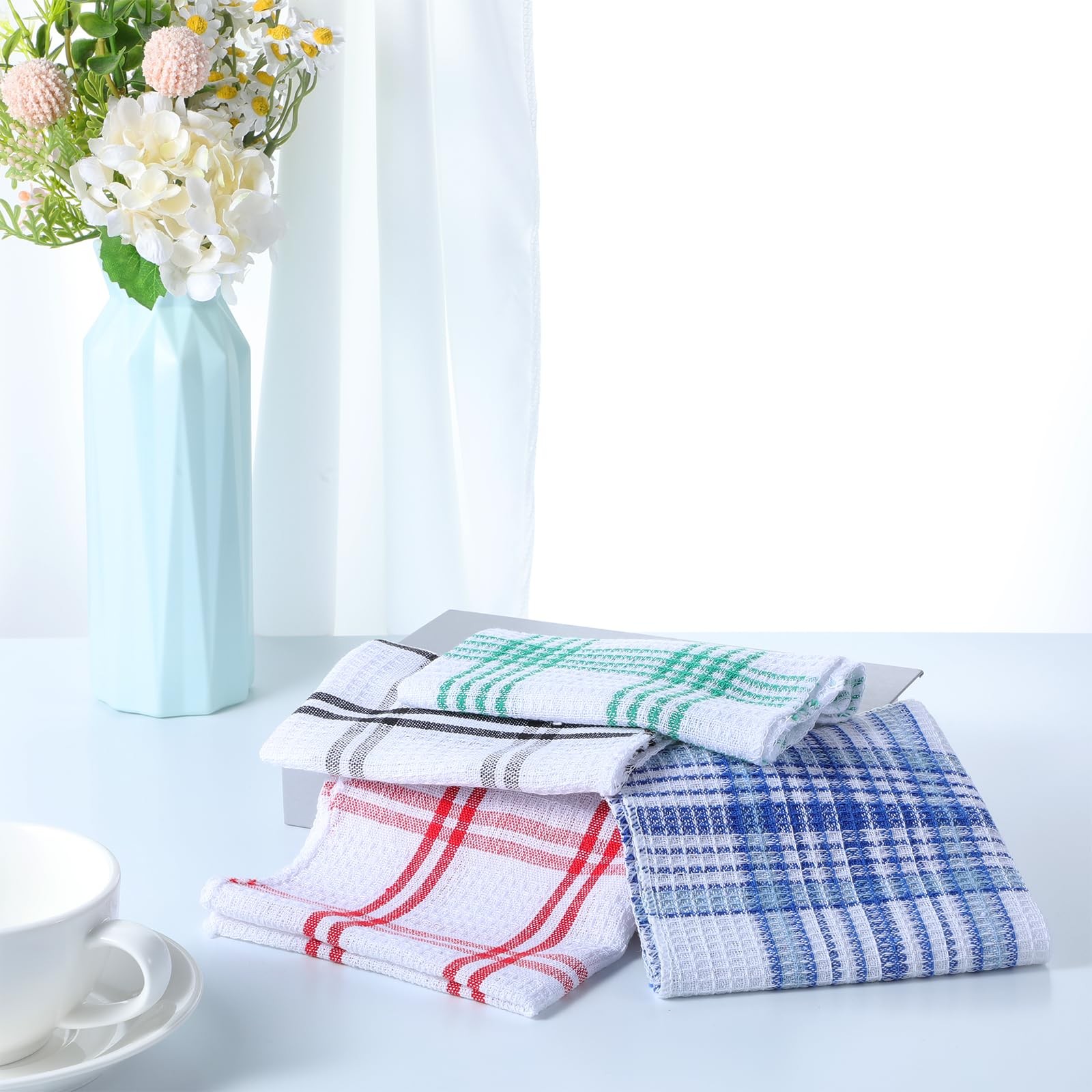 20 Pieces Kitchen Dish Cloths for Washing Cleaning Absorbent Dish Rags Drying…