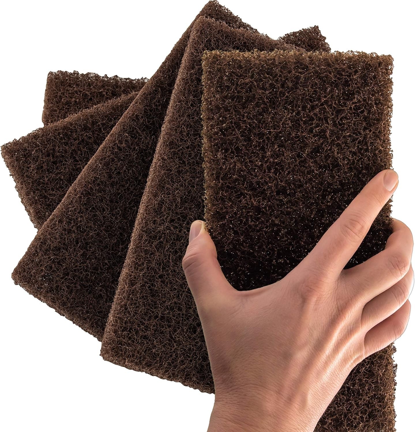 10×4.5in Heavy Duty Scouring Pads – Durable Nylon for Kitchens and Bathrooms