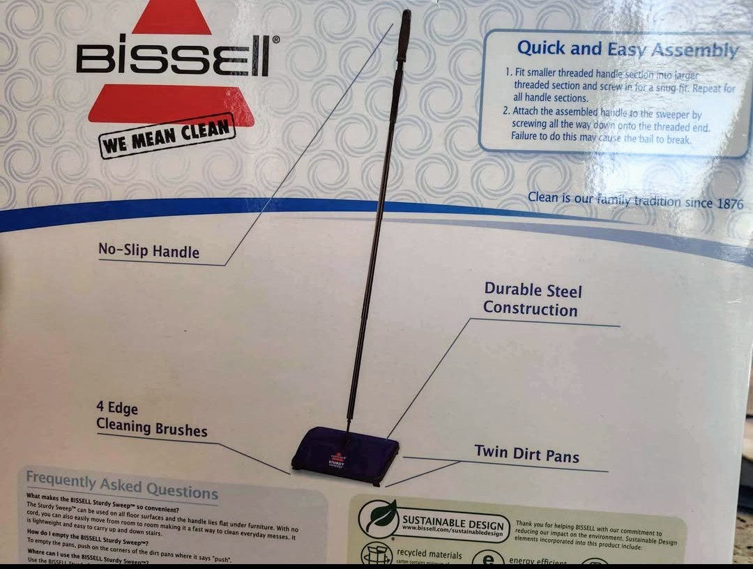 Bissell Sturdy Sweep 5 Brush System Brand New In Box