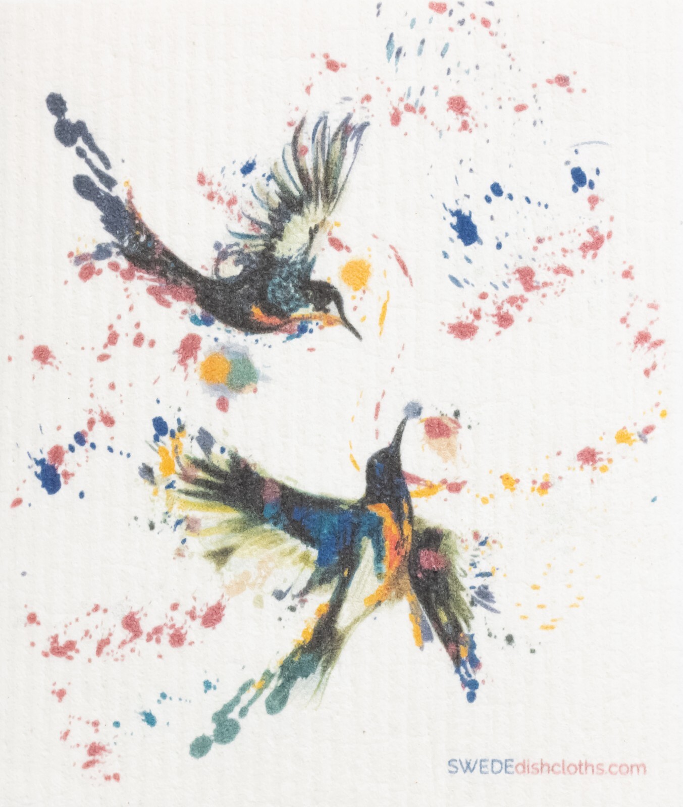 Swedish Dishcloths Mixed Hummingbirds Set of 3 cloths Eco Friendly Cloths