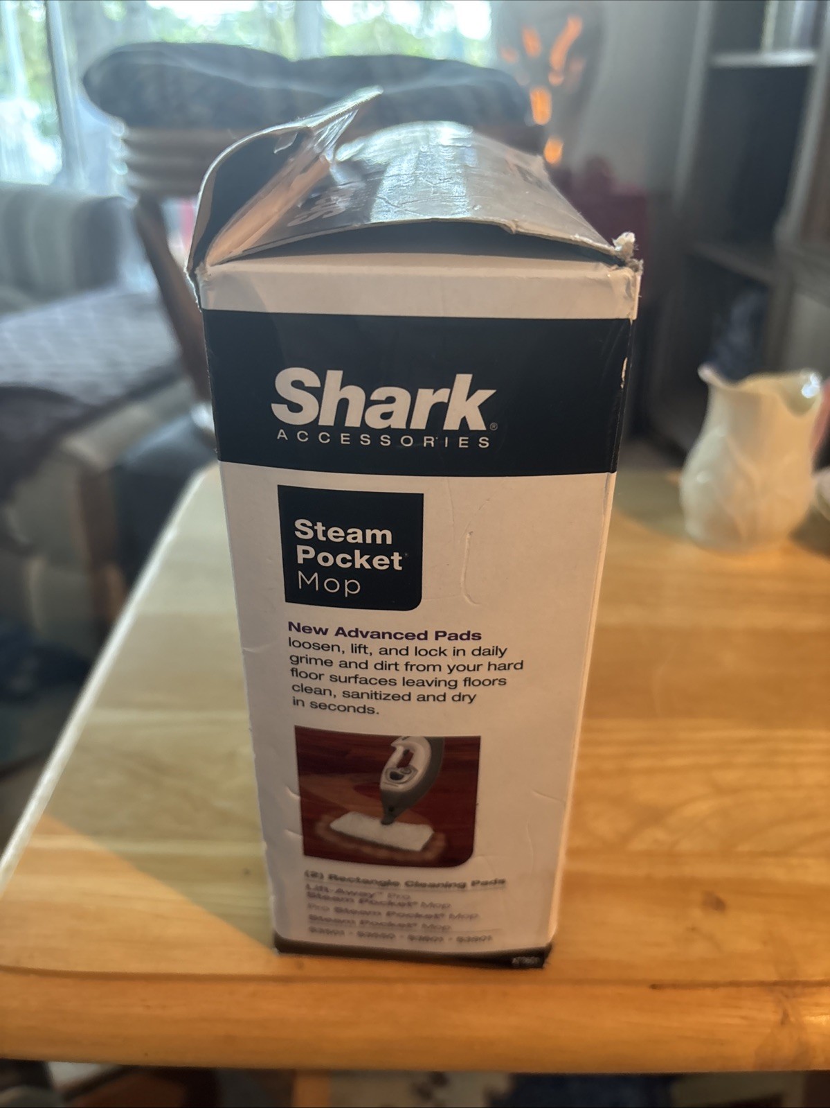 Shark Accessories 2 Advanced Micro-fiber Cleaning Pads NEW for Steam Pocket Mops