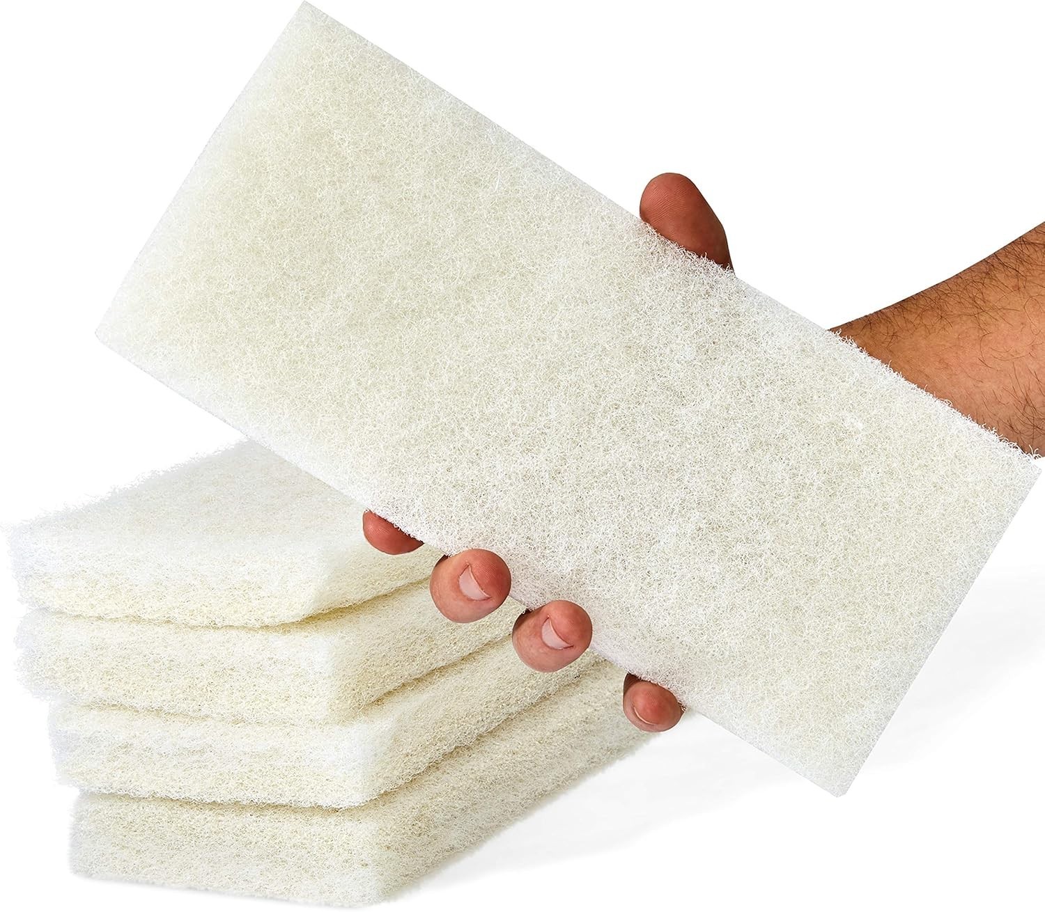 Non-Scratch, Super Long-Lasting Scrubbing Pad 5 pk, 10×4.5in. Best Reusable M…