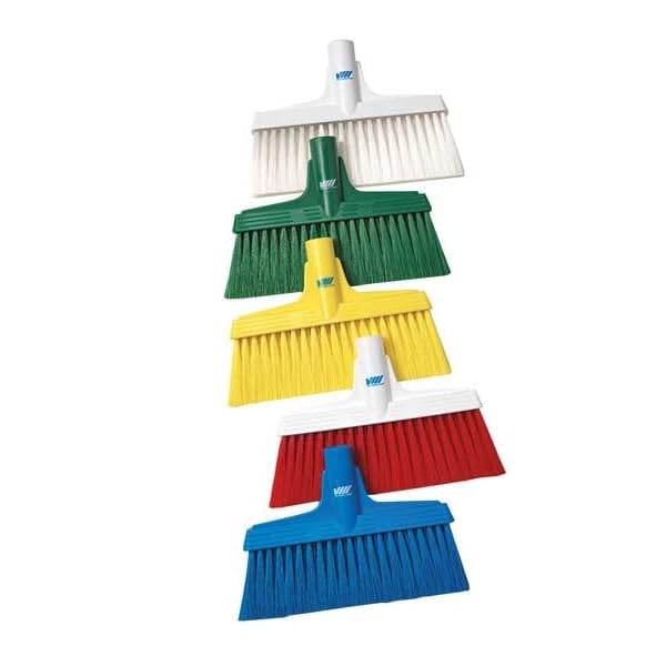 Remco 1 1/2 x 9 1/2 in Sweep Face Broom Head, Soft, Synthetic, Green 31042-1