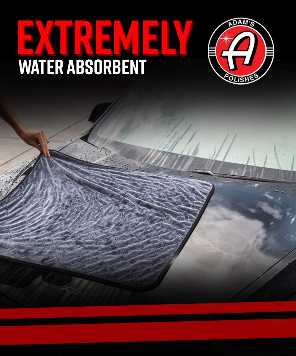 Jumbo Plush Drying Towel 33 x 29 inches 1500 GSM – Absorbent Microfiber (1 Pa…