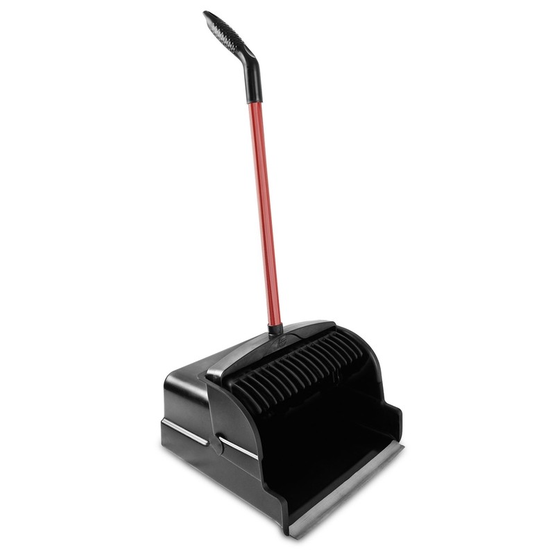 Libman 1168 Black Plastic High Power Upright Large Scoop Dust Pan 16 in.
