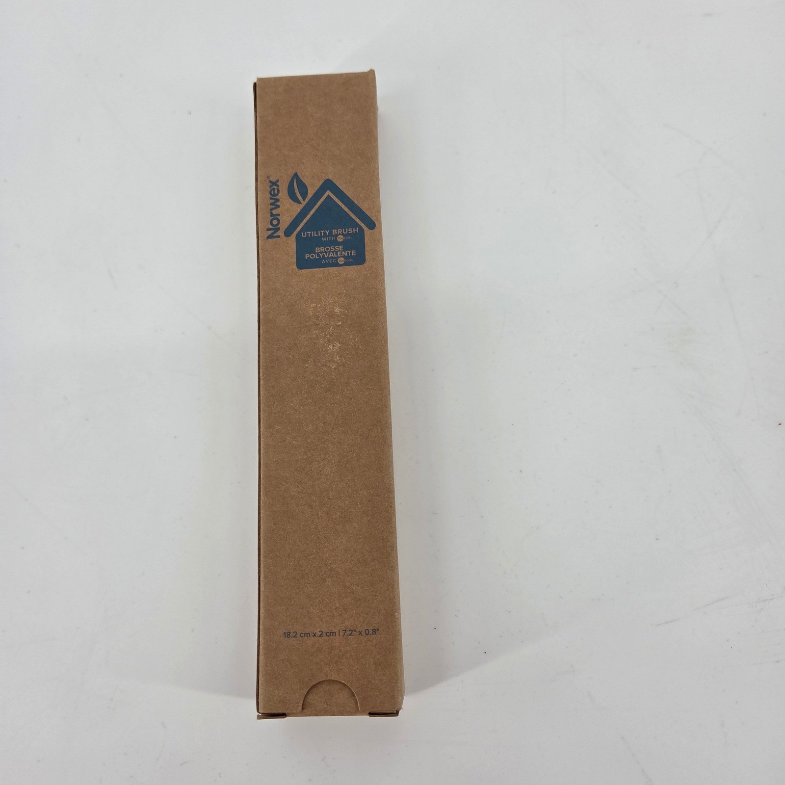 Norwex Utility Brush with BacLock Grey White Grout and Crevice Cleaning Tool NEW